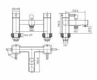 Saxony Bath/Shower Mixer