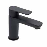 Francis Pegler Andreu Matt Black Monobloc Basin Mixer Tap