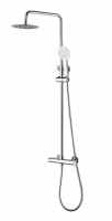 Niagara Equate Round Chrome Thermostatic Dual Head Shower Set