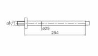 Washington Concealed Fixed Head and Wall Arm - RAK Ceramics