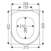 Villeroy & Boch Architectura Compact Toilet Seat Soft Close