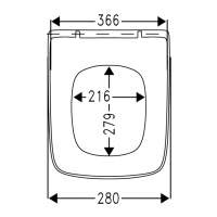 Smiley D Soft Close Toilet Seat - 83040 - Euroshowers