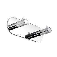 Inda Gealuna Chrome Double Robe Hook A1020B