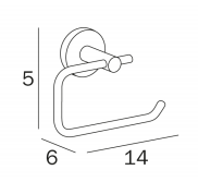 Inda Gealuna Swivel Towel Rail   