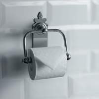 Burlington Spare Toilet Roll Holder - 116 x 60 x 183mm