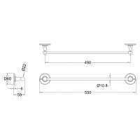 Burlington Double Soap Dispenser Wall Mounted