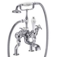 Burlington Anglesey Deck Mounted Angled Bath Shower Mixer Tap - AN19