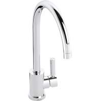 Abode Verve 1.5 Bowl & Drainer Inset Kitchen Sink - Stainless Steel