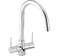 Abode Matrix 1.5 Bowl Left Hand Undermount Stainless Steel Sink & Nexa Tap Pack