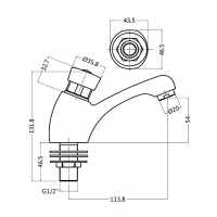 Sensa Infared Sensor Mono Basin Tap - ATTB-TS31-1202