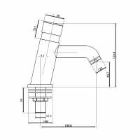 Sensa Infared Sensor Mono Basin Tap - ATTB-TS31-1202