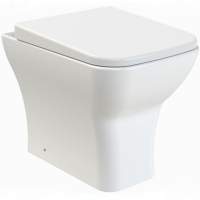 Ava Soft Square Rimless Back to Wall Toilet & Soft Close Seat 