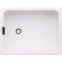 Abode New Belfast 1 Bowl Undermount Sink - White