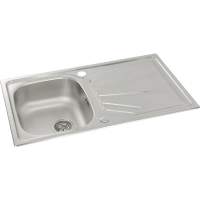 Prima 1.5 Bowl 965 x 500mm Stainless Steel Sink & Single Lever Tap Pack