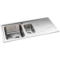 Abode Connekt 1.5 Bowl Inset Stainless Steel Kitchen Sink & Nexa Tap