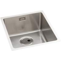 Prima+ Large 1 Bowl R10 Inset Undermount Sink - Stainless Steel