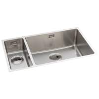 Abode Matrix R15 Large 1.5 Bowl Left Hand Undermount / Inset Kitchen Sink - Stainless Steel