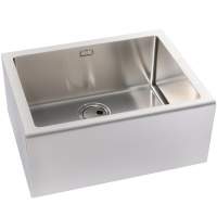 Abode Verve 1.5 Bowl & Drainer Inset Kitchen Sink - Stainless Steel