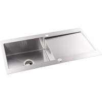 Abode Neron 1.5 Bowl Inset Stainless Steel Sink & Specto Tap Pack