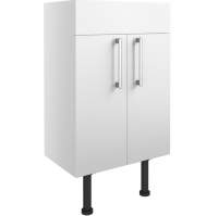 Abacot 500mm Slim Basin Unit - White Gloss