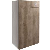 Abacot 500mm Slim Toilet Unit - Nebraska Oak