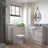 Abacot 500mm Toilet Unit - Light Grey Gloss