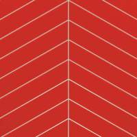 Apple Red Chevron Reflect Tile Wall Panels