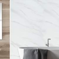 White Gloss M1 PVC Wetpanel Shower Board  2400 x 1000mm