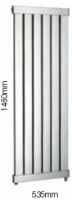 1460 x 535mm Sussex Arun Feature Stainless Steel Towel Rail - JIS Europe