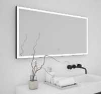 Tate Light Rectangular Mirror 60 Black - 60x80cm - Origins Living