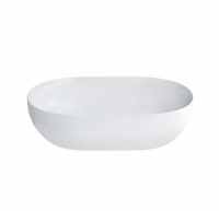 Clearwater Formoso Matt Clear Stone Countertop Basin - 550 x 350 - B1ACSM