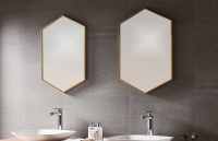 Docklands 400 x 700 Matt Black Rectangular Mirror - Origins Living