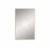 Docklands 500 x 800 Brushed Brass Rectangular Mirror - Origins Living