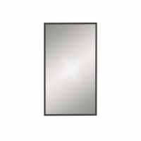 Docklands 400 x 700 Matt Black Rectangular Mirror - Origins Living