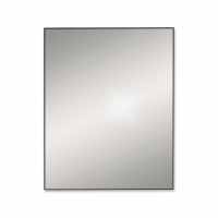 Docklands 800 x 1000 Matt BlackRectangular Mirror - Origins Living