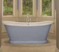 Boat Double-Skinned Freestanding Bath - 1700 x 750 - White or Bespoke Colour - BC Designs