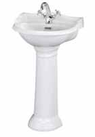 Bayswater Porchester 500mm 1 Tap Hole Basin & Full Pedestal