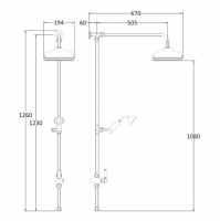 Niagara Arlington Traditional Thermostatic Shower Valve