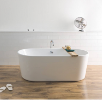 Slipp Acrymite Freestanding Slipper Bath - 1590 x 460 - BC Designs