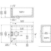 Abode Provincial Large 1 Bowl Undermount Kitchen Sink - White