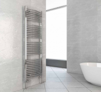 Eastbrook Biava 688 x 600 Chrome Curved Towel Radiator