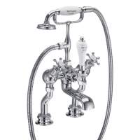 Burlington Birkenhead Traditional Wall Mounted Bath Shower Mixer Tap - BI17