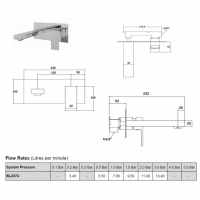 Sagittarius Blade Monobloc Basin Mixer Tap