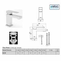 Abacus Chrome Overflow Bath Filler Tap