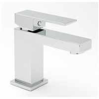 Sagittarius Blade Cloakroom Monobloc Basin Mixer Tap with Waste