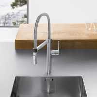 Blancoculina - S Mini Stainless Steel Kitchen Tap - 519844