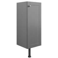 Bali 300mm 1 Door Base Unit - Grey Ash