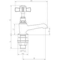 Francis Pegler Haze Basin Taps - Pair