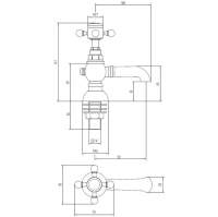 Francis Pegler Xia Twin Basin Taps (Pair)