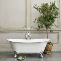 Clearwater Patinato Petite 1524 x 800 Clear Stone Freestanding Bath